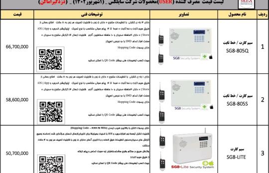 قیمت دزدگیر سایلکس تبریز